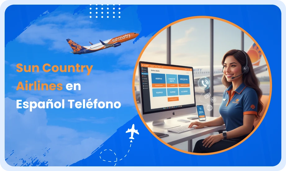 número de teléfono de Sun Country Airlines en español