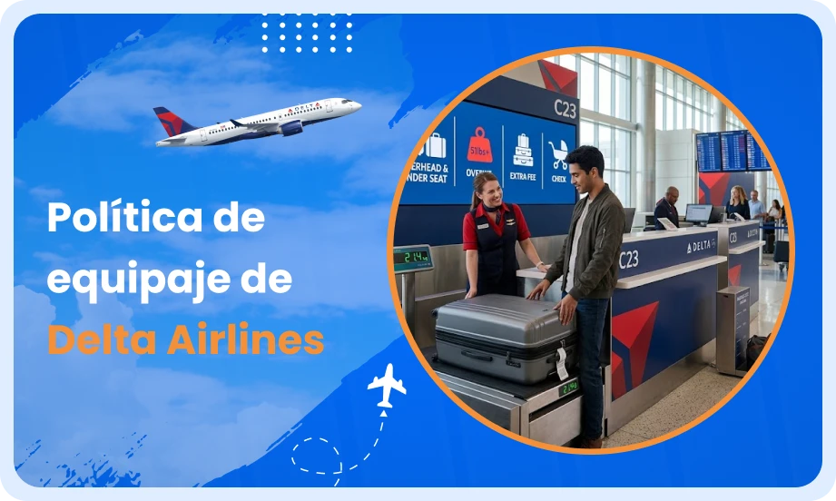 Política de equipaje de Delta Airlines