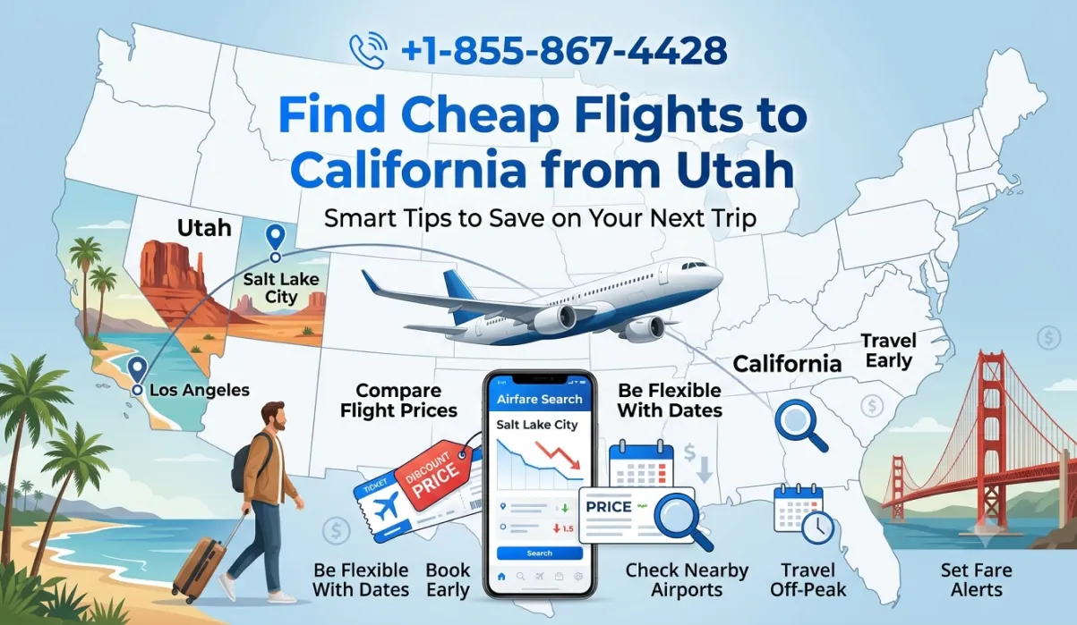 Cheap Flights to California from Utah