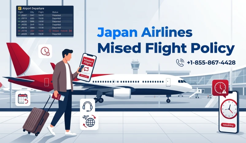 japan airlines missed flight policy
