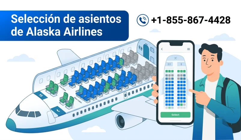 Selección de asientos de alaska airlines